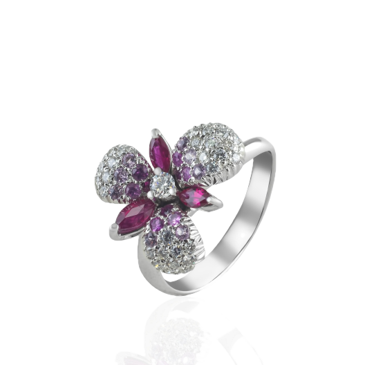 Кольцо Stefan Hafner White Gold Diamonds Tourmaline Ring