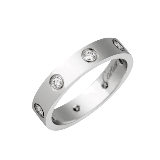 Кольцо Cartier Love 8 Diamonds Ring B4050600