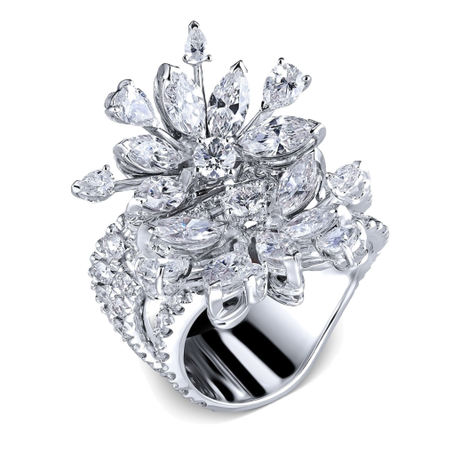 Кольцо RalfDiamonds White Gold Diamonds Ring 4.15 сt.
