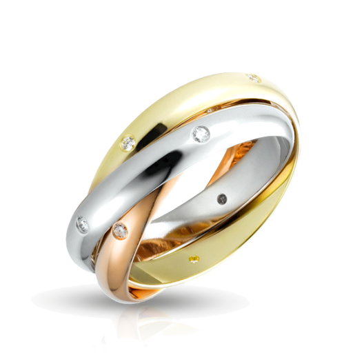 Кольцо Cartier Trinity Ring B4038800