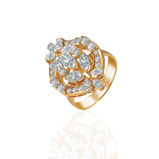 Кольцо RalfDiamonds Yellow Gold Diamonds Ring 2.28 ct. F-G/VS2-SI2