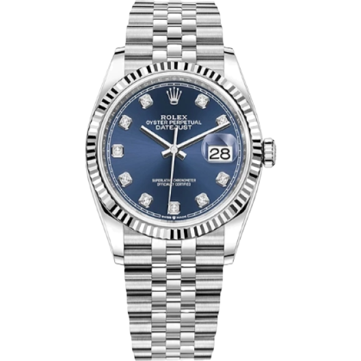 Часы Rolex Datejust 36mm Steel and White Gold 126234-0037