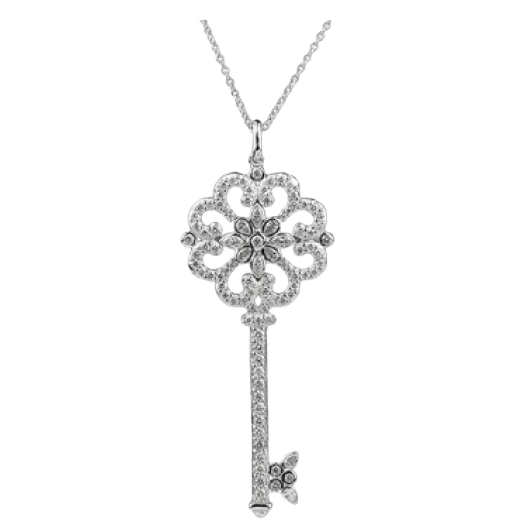 Подвеска Tiffany & Co Enchant Primrose Key Pendant 1.13 ct