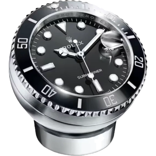 Часы Rolex Submariner Date Desk Clock 80 mm 909010LN