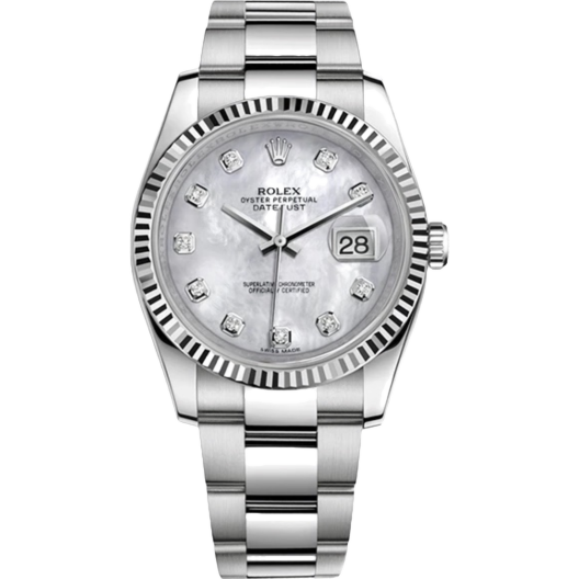 Часы Rolex Datejust 36 mm Steel and White Gold 116234