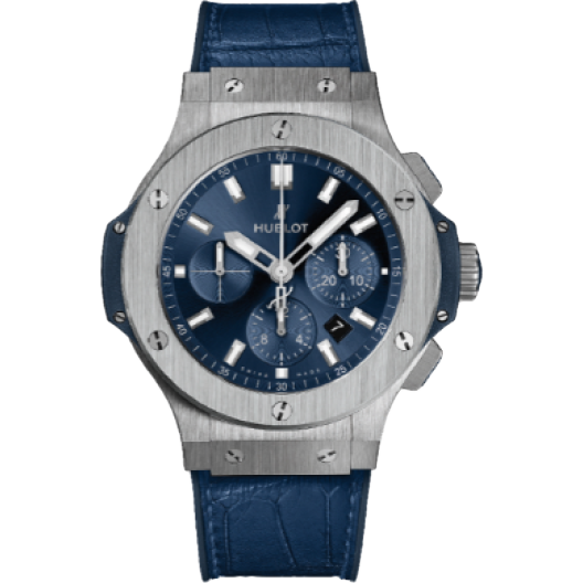 Часы Hublot Big Bang Chronograph Steel Blue 44 mm 301.SX.7170.LR