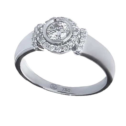 Кольцо RalfDiamonds White Gold Diamonds Ring 0.58 ct