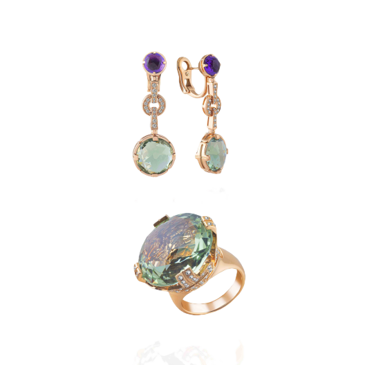 Комплект Bvlgari Parentesi Coctail Set OR855247/AN855248