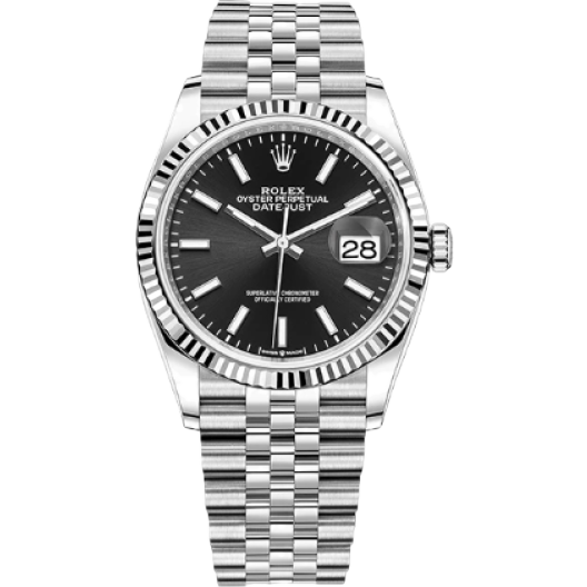 Часы Rolex Datejust 36 mm Steel and White Gold 126234