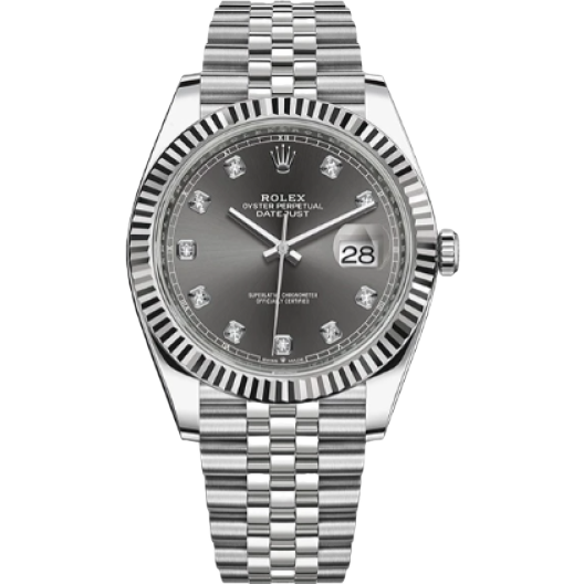 Часы Rolex Datejust 41mm Steel and White Gold 126334-0006