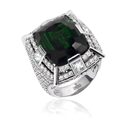 Кольцо No Name White gold tourmalink ring 19.0 ct.