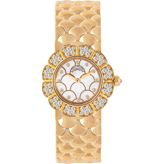 Часы Patek Philippe Yellow Gold Ladies Watch With Diamonds 4872