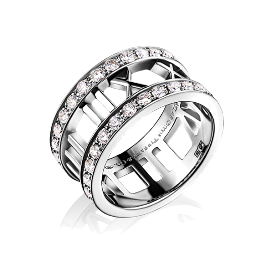 Кольцо с бриллиантом Tiffany & Co Atlas