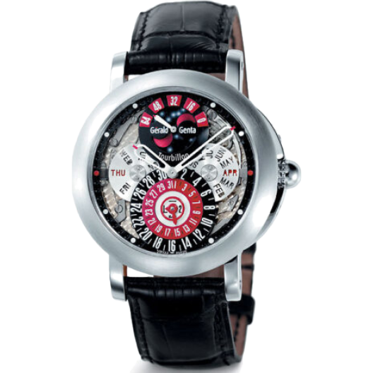 Часы Gerald Gentà 18 TOURBILLON PERPETUAL CALENDAR MOON PHASE ATM.X.75.860.CN.BD