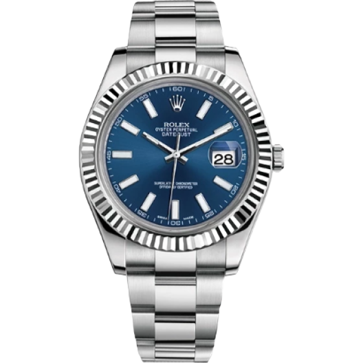 Часы Rolex Datejust II 41mm Steel and White Gold 116334