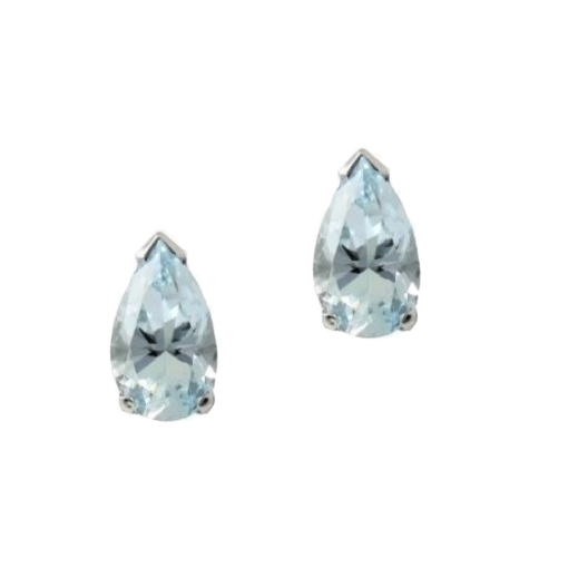 Серьги No Name  с аквамаринами 3,14ct