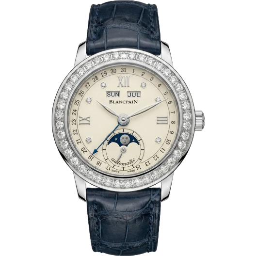 Часы Blancpain  Leman Moon Phase Complete Calendar 34 mm 2360-4691A-55B