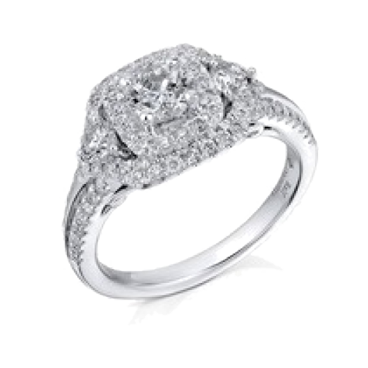 Кольцо RalfDiamonds White Gold Diamonds Ring 1.24 ct.