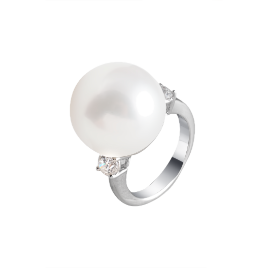 Кольцо No Name Pearl and Diamonds