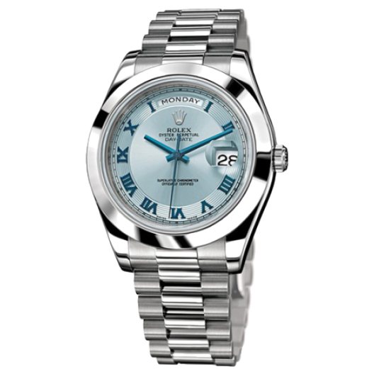 Часы Rolex Day-Date II 41mm Platinum Ice Blue 218206