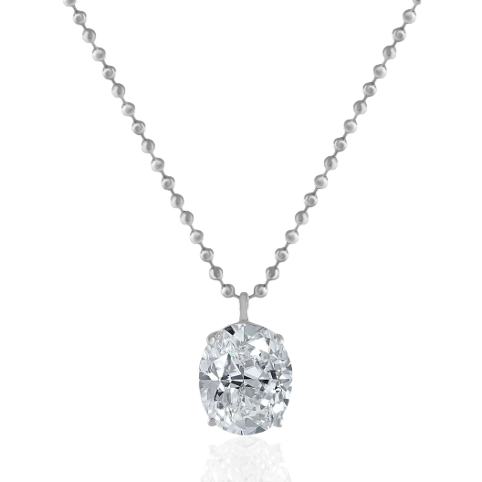 Подвеска No Name White Gold Diamond Pendant 5.27 ct. D/VS2