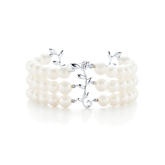 Браслет Tiffany & Co Olive Leaf Three-Row Bracelet
