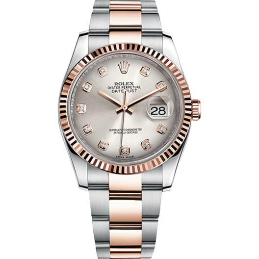 Часы Rolex Datejust 36 mm Steel and Everose Gold M116231-0074
