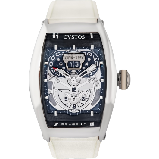 Часы CVSTOS CHALLENGE TWIN-TIME SKELETON