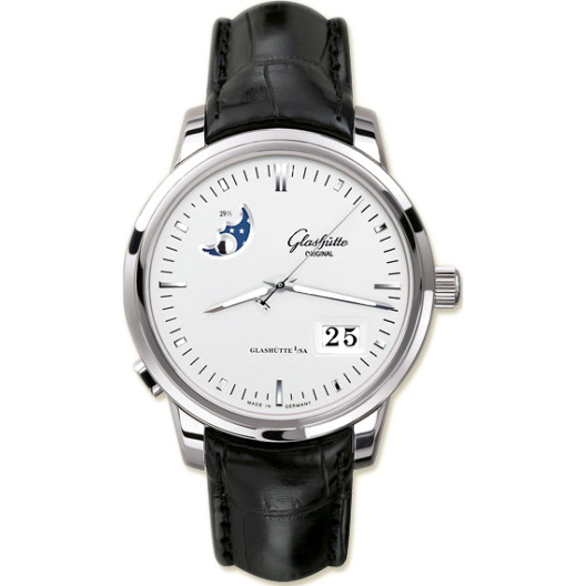 Часы Glashütte Original Senator Panorama Date Moon Phase 100-04-13-02-04