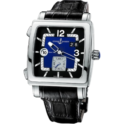 Часы Ulysse Nardin Quadrato Dual Time 42 мм 243-92