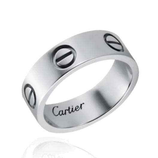 Кольцо Cartier Love Platinum Ring B4084900