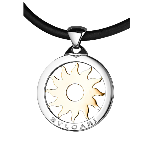 Подвеска Bvlgari Tondo Steel Yellow Gold Sun Pendant