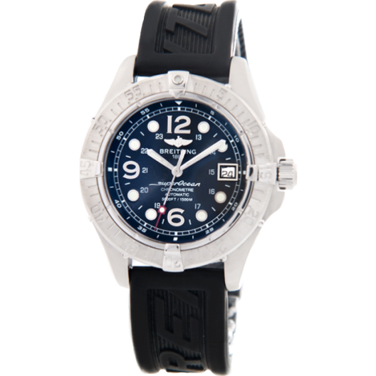 Часы Breitling Superocean Stainless steel 42mm Black Dial A17360