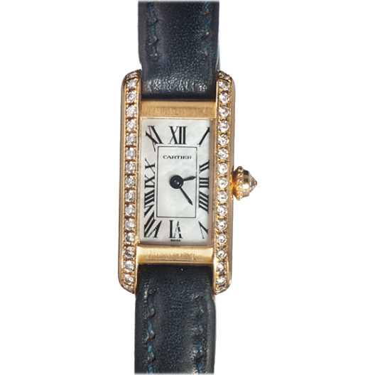 Часы Cartier Diamond "Tank Americaine" Strapwatch WB707931
