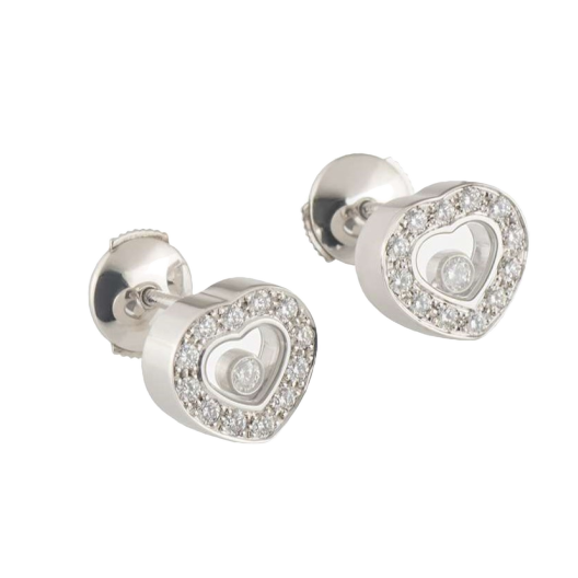 Серьги Chopard пусеты Happy Diamonds Earrings 83/2936-20