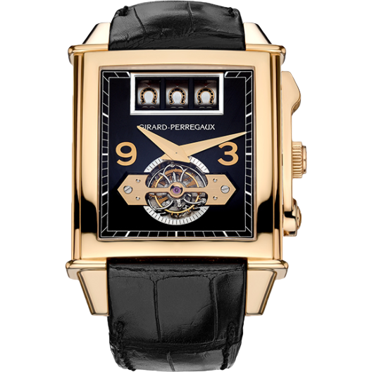 Часы Girard-Perregaux Haute Horlogerie Vintage 1945 Jackpot Tourbillon 99720-52-651-BA6A