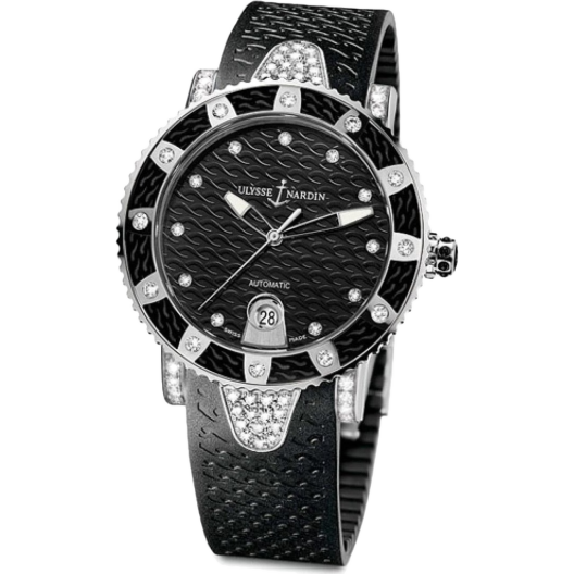Часы Ulysse Nardin Marine Diver Starry night stainless steel ladies watch 8103-101EC-3C/12