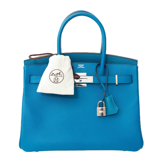 Сумка Hermes Birkin 30 cm Epsom Blue Izmir Birkin 30