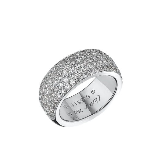 Кольцо с бриллиантом Cartier  Diamond Gold Eternity Band Ring SG6511