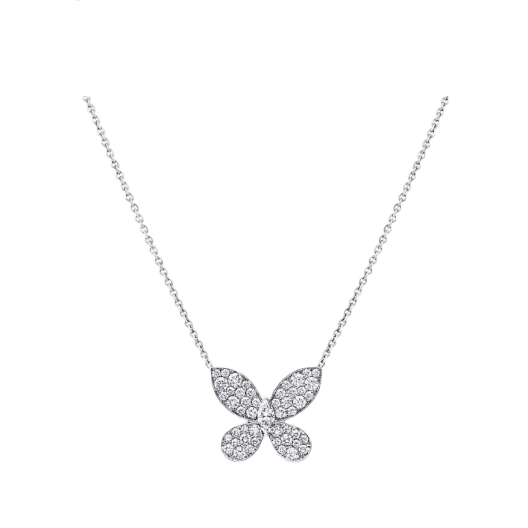 Колье Graff подвеска Pave Butterfly