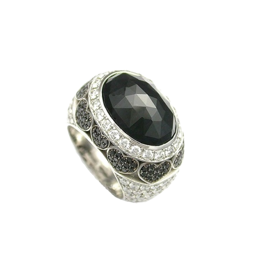 Кольцо с бриллиантом Chopard Black Sapphire 82/3974/401