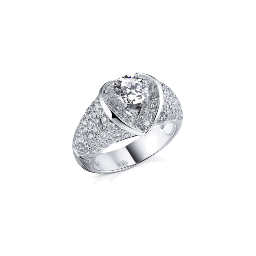 Кольцо с бриллиантом No Name