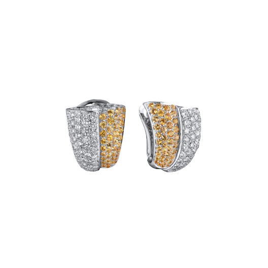 Серьги RalfDiamonds  с бриллиантами и сапфирами