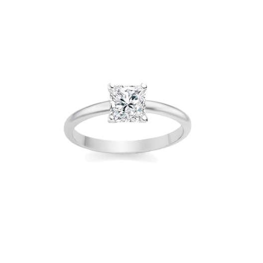 Кольцо с бриллиантом Tiffany & Co