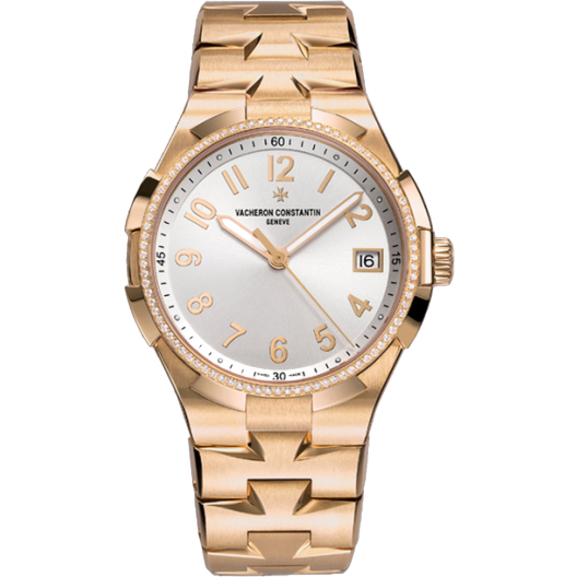 Часы Vacheron Constantin Overseas Quartz Small Model Diamond Set 25750/D01A-9092