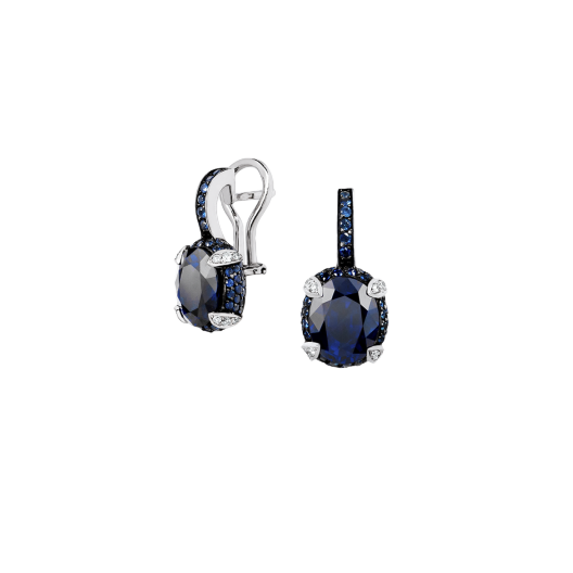 Серьги No Name  с сапфирами 2,30ct-2,28ct
