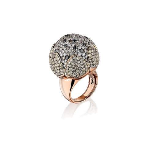 Кольцо с бриллиантом Jacob & Co  Flower 121410