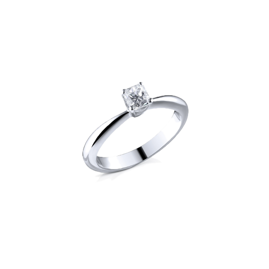 Кольцо с бриллиантом No Name  0,46ct D/VVS2