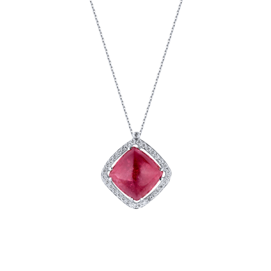 Колье No Name подвеска с турмалином 6,32ct