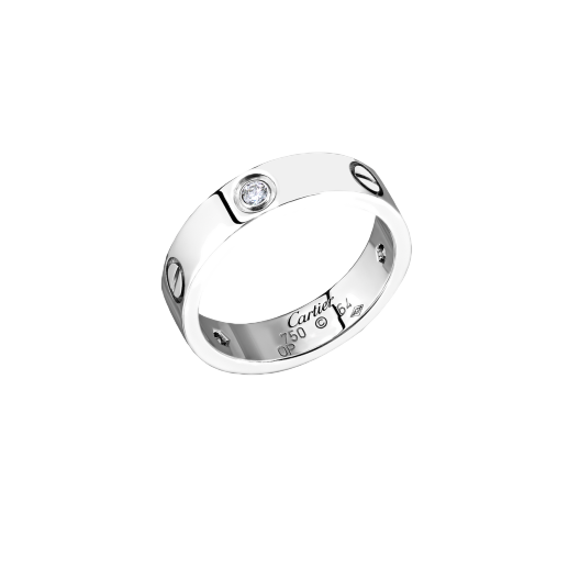 Кольцо с бриллиантом Cartier  Love, 3 diamonds B4032500
